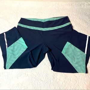 Tangerine Athletic Cropped Leggings